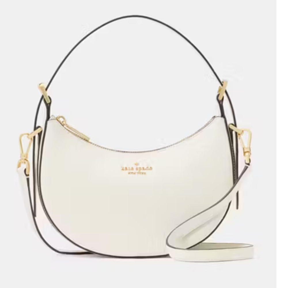 NWT KATE SPADE Madison Nova Crescent Saffiano Leather Shoulder Bag crossbody NEW